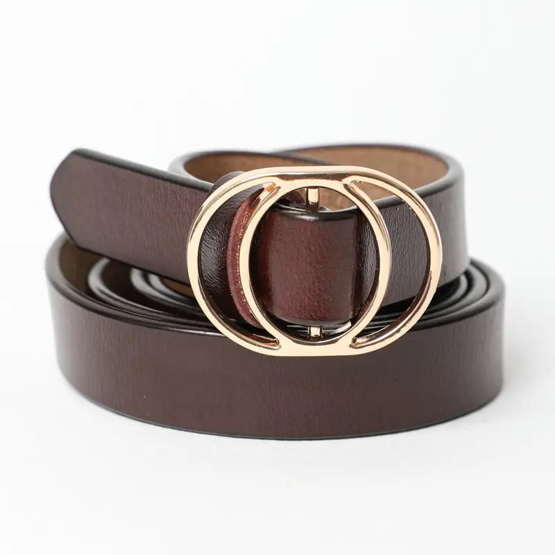 Double Ring Buckle Belt