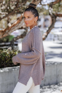 Drop Shoulder Sweater