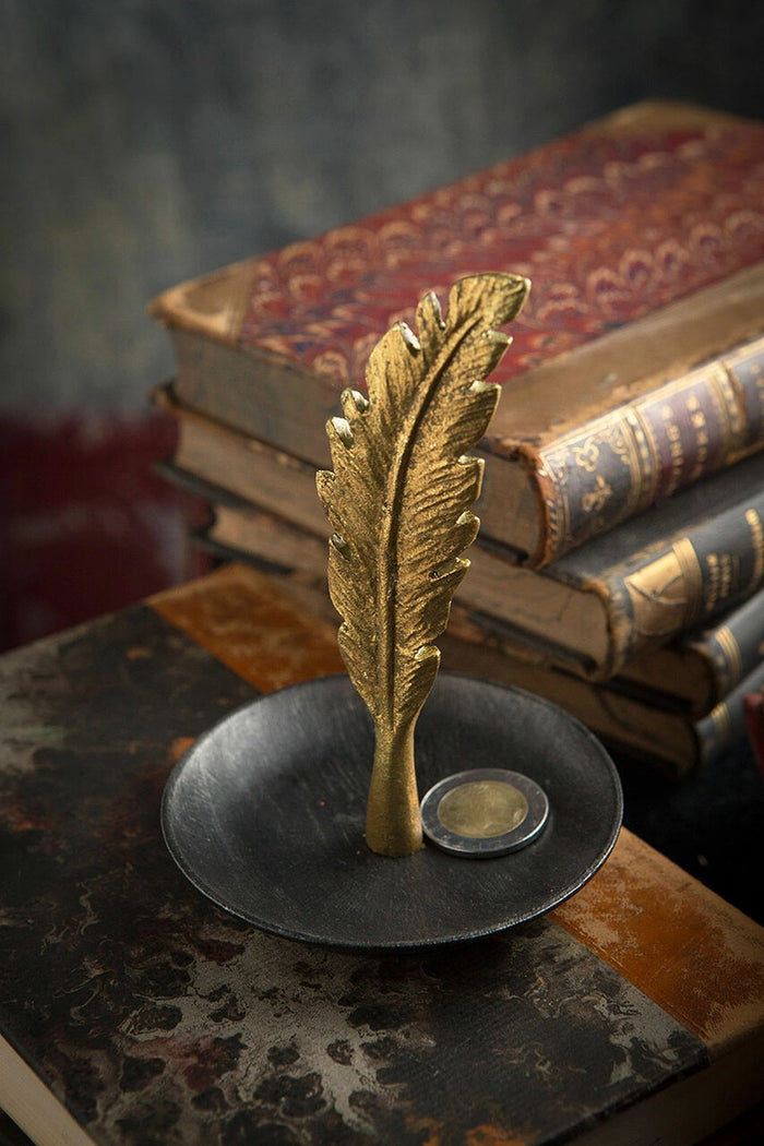 Feather Jewelry Coin Holder