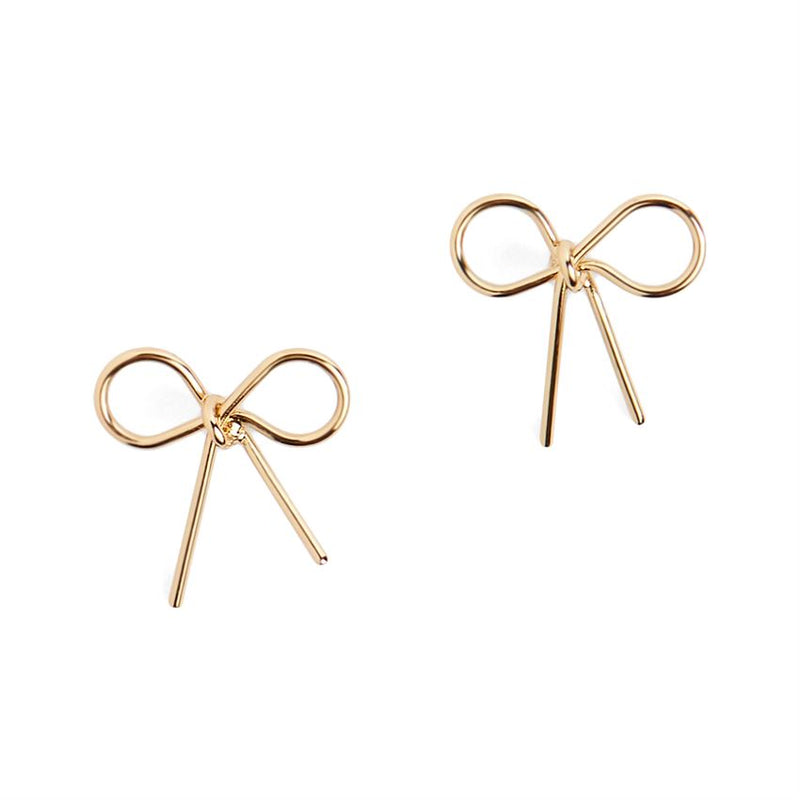 Ribbon Stud Earrings