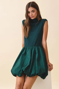Bubble Hem Mini Dress