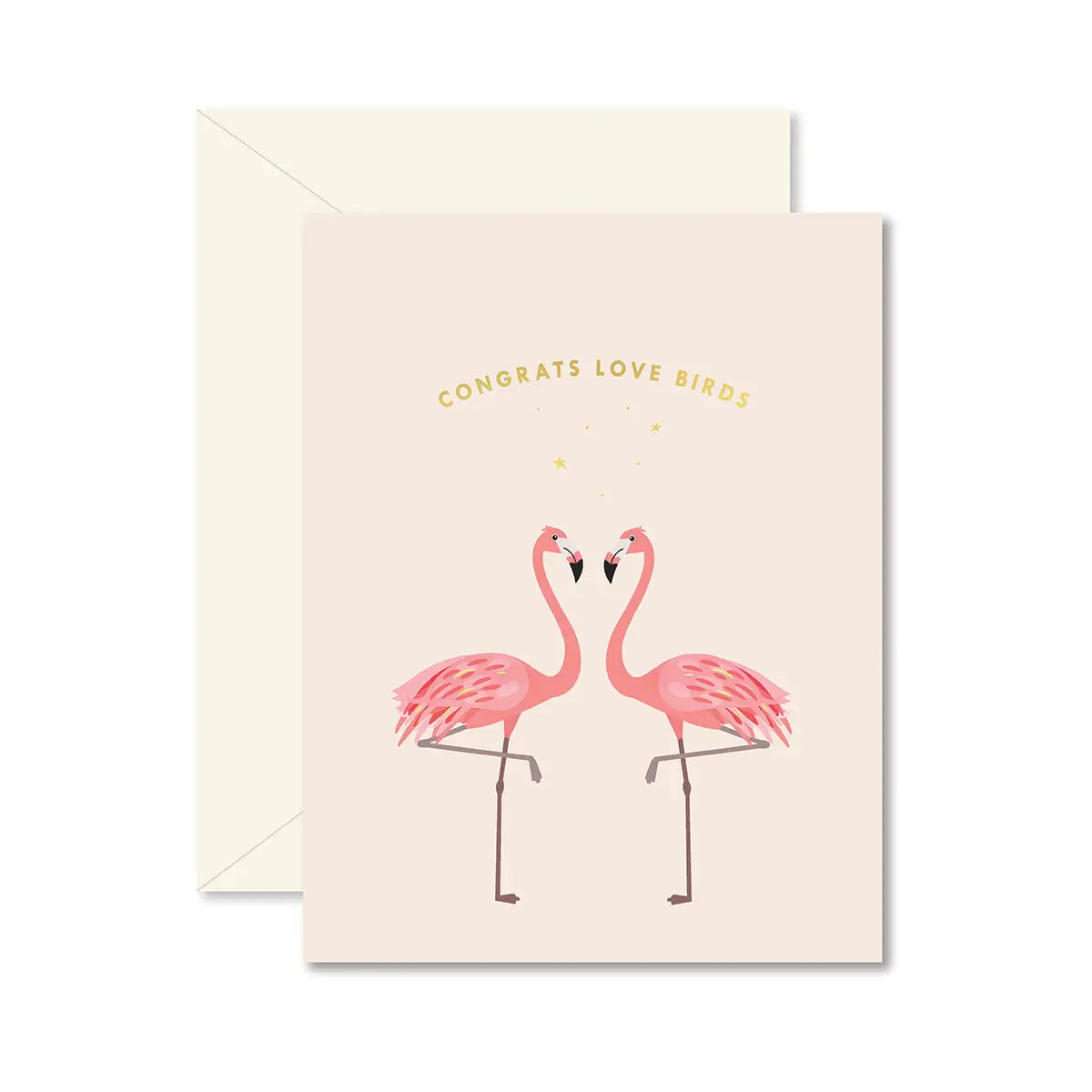 Love Birds Wedding Card
