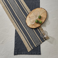 Washed Linen Solid Table Runner