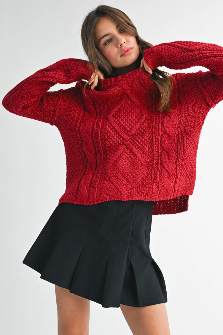 Adela Cable Knit Sweater