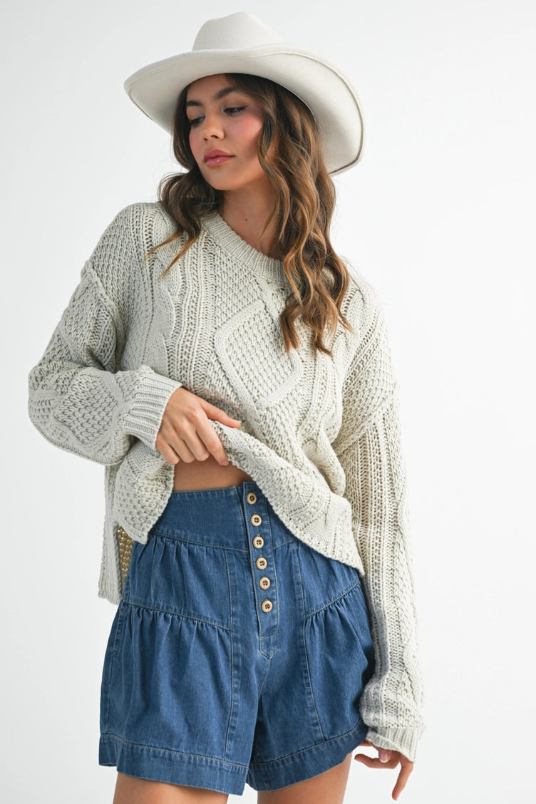 Adela Cable Knit Sweater