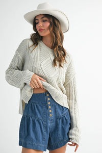 Adela Cable Knit Sweater
