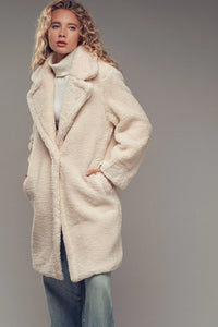 Cozy Longline Teddy Coat