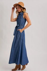 Denim Maxi Dress