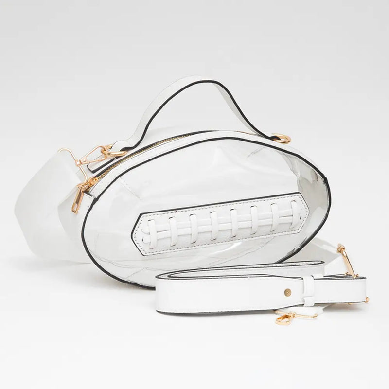 Football Clear Crossbody Bag