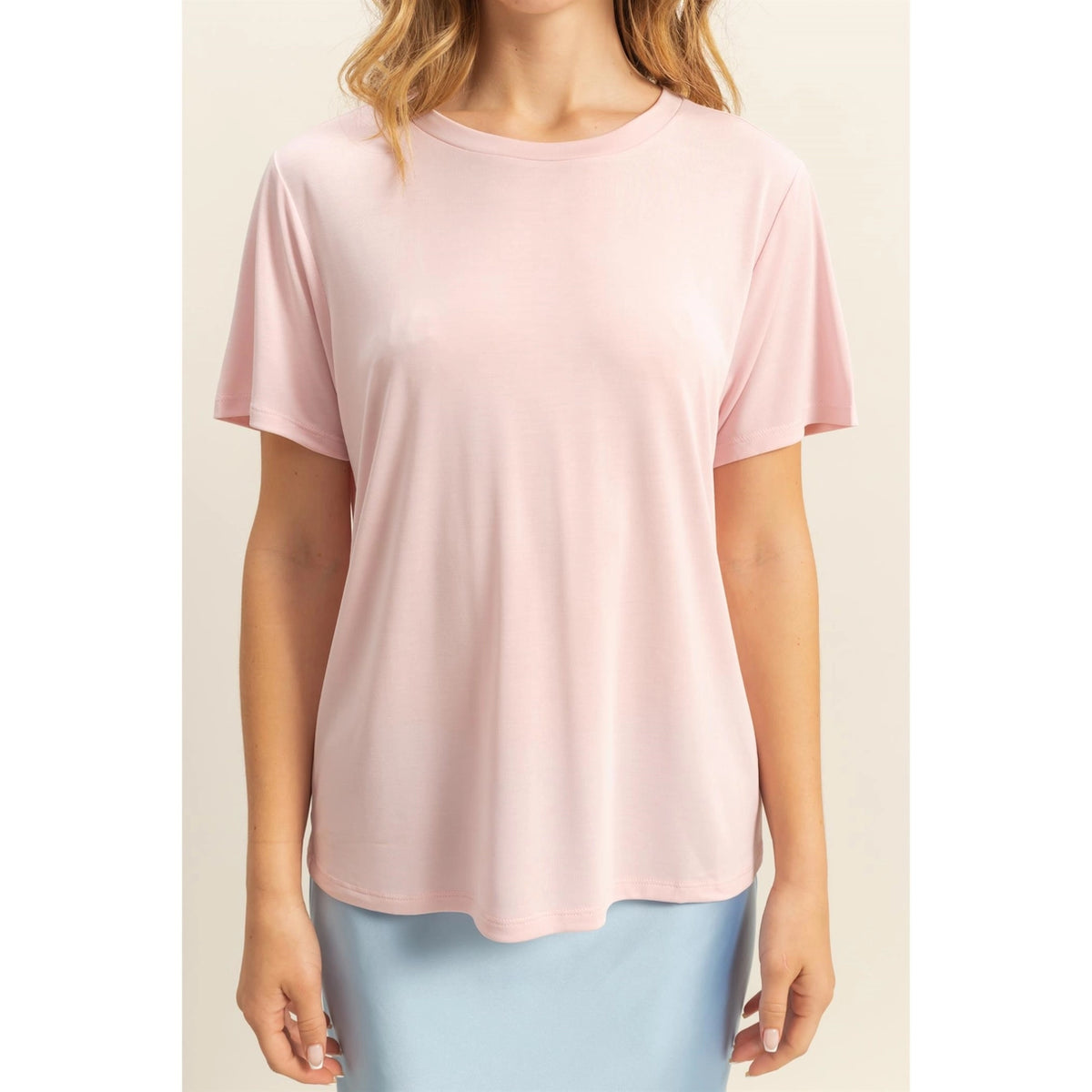 Round Neck Basic Tee