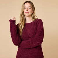 Marshmallow Waffle Boatneck Lounge Set