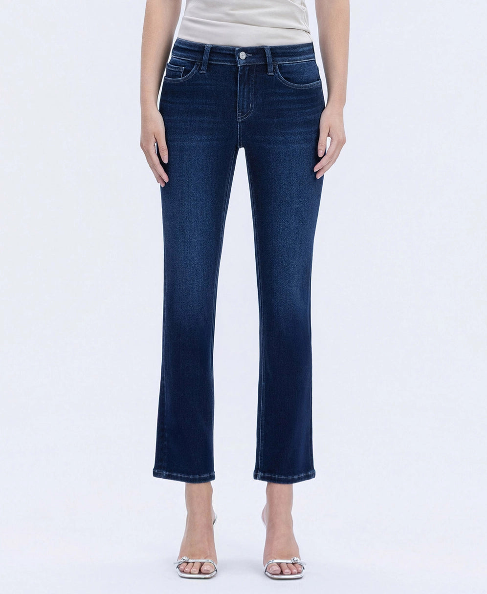 Ankle Slim Straight Jeans