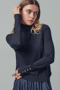 Fitted Turtleneck Sweater