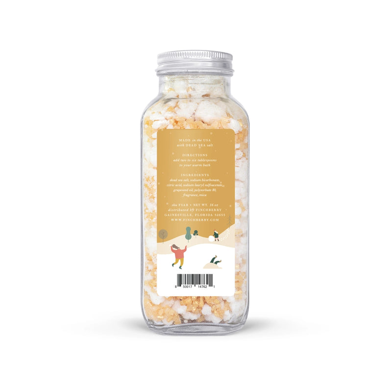 Holiday Fizzy Salt Bath Soak