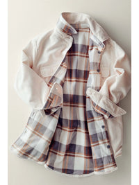 Plaid Lined Flannel Shacket