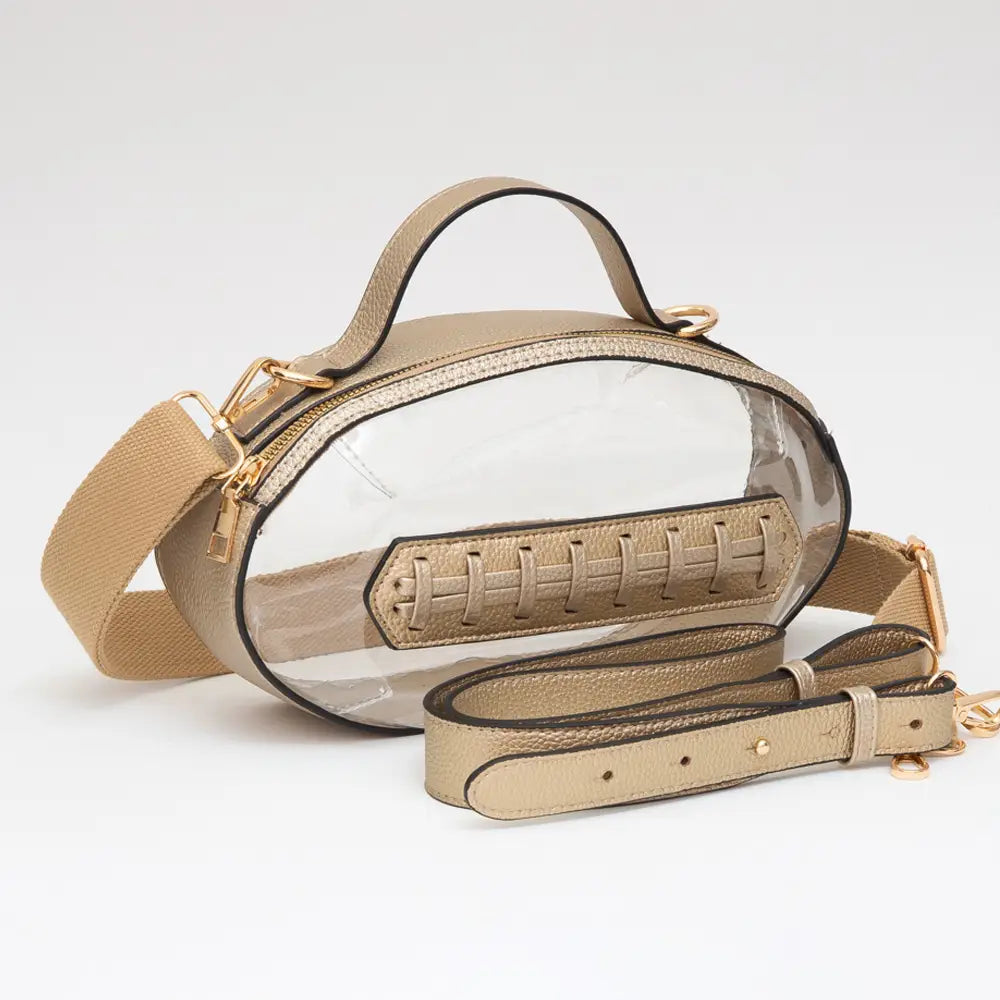 Football Clear Crossbody Bag