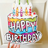 Birthday Cake Door Hanger