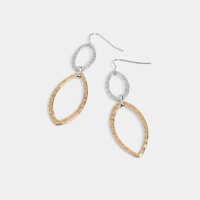 Oval Drop Dangle Earrings