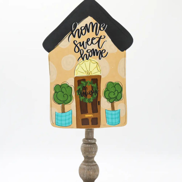 Home Sweet Home Shaped Topper