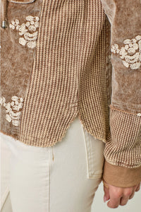 Floral Hoodie Jacket