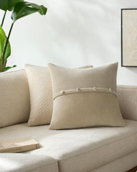 Corduroy Button Pillow