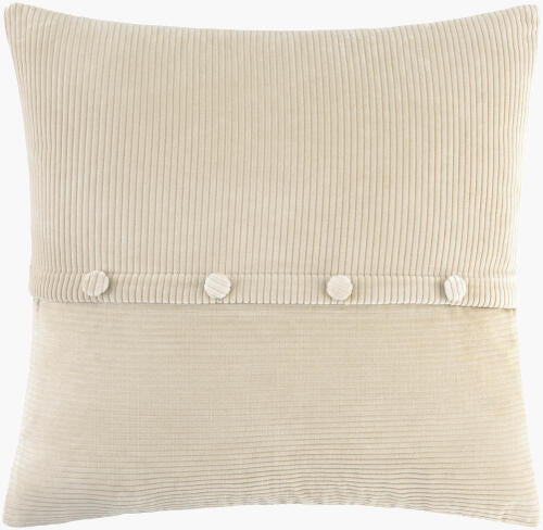 Corduroy Button Pillow