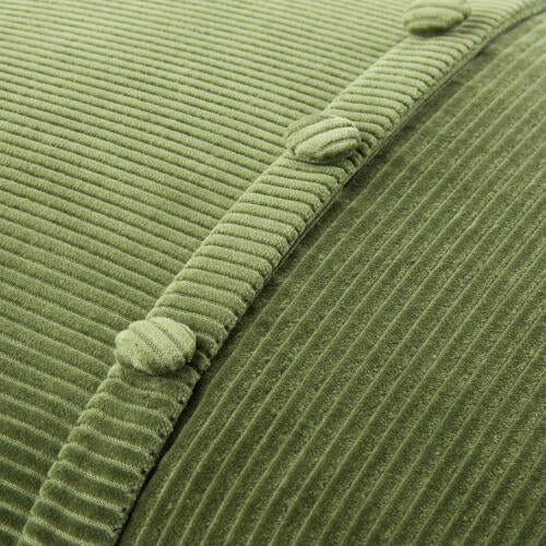 Corduroy Button Pillow