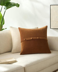 Corduroy Button Pillow