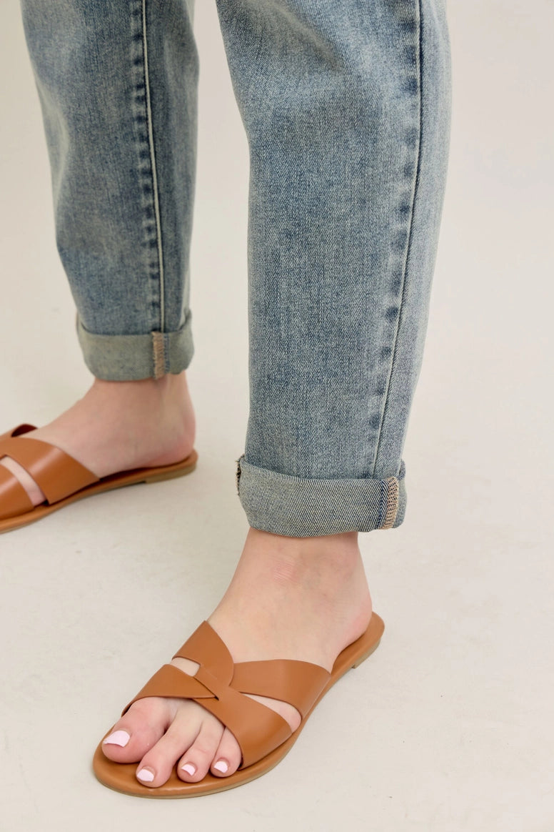 Roll Cuff Boyfriend Jeans