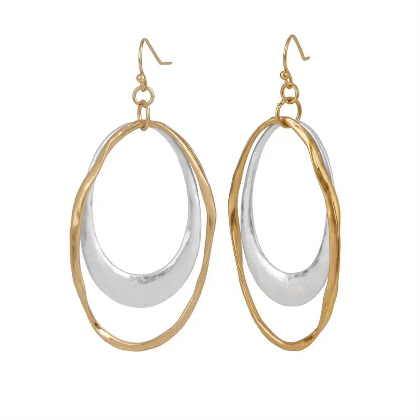 Double Oval Earrings