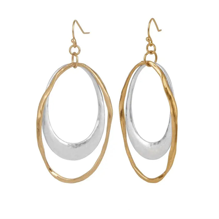 Double Oval Earrings