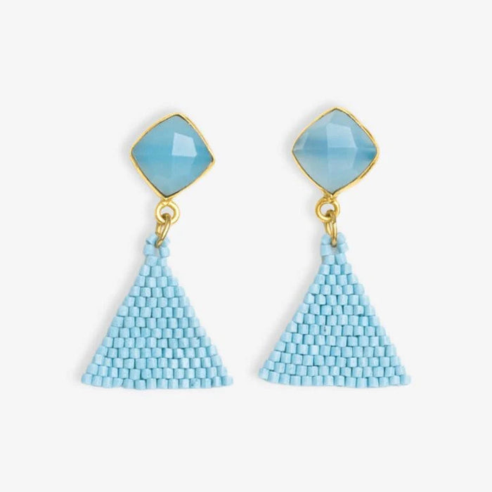 Celia Triangle Drop Earrings