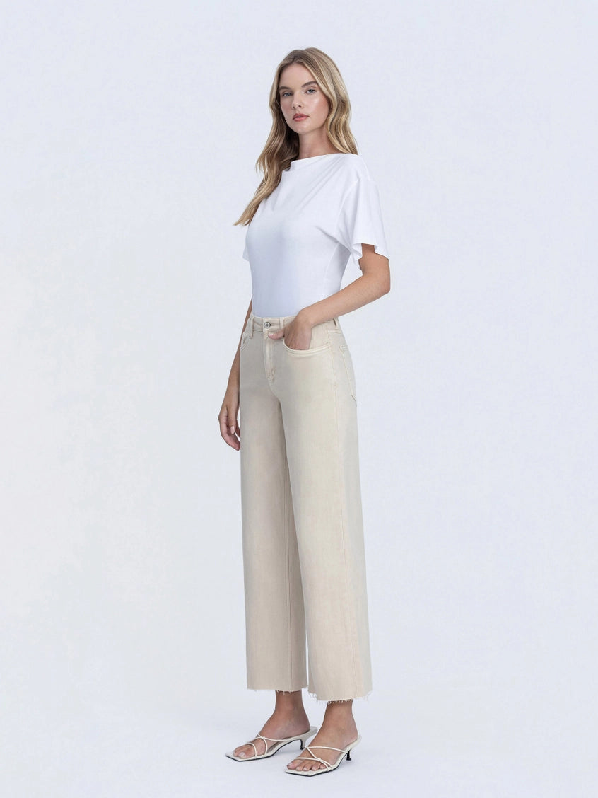 Crop Wide Leg Jeans
