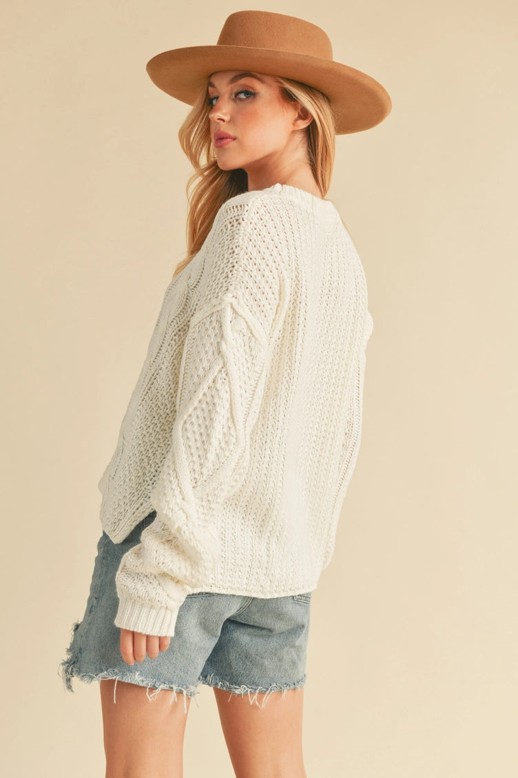 Adela Cable Knit Sweater