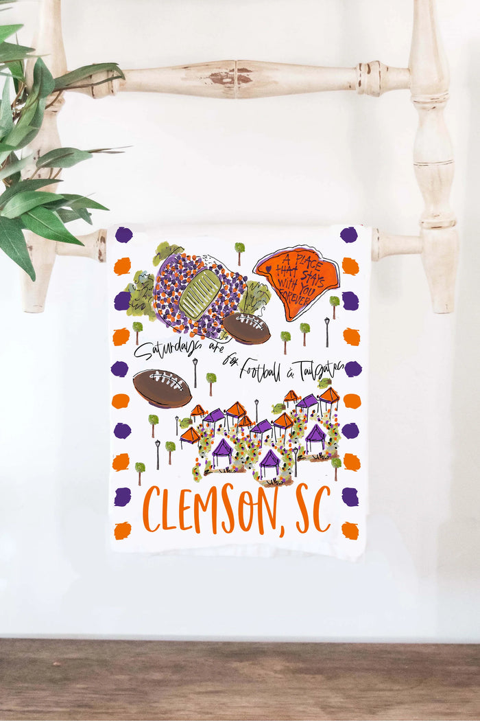 Saturdays in Clemson Towel