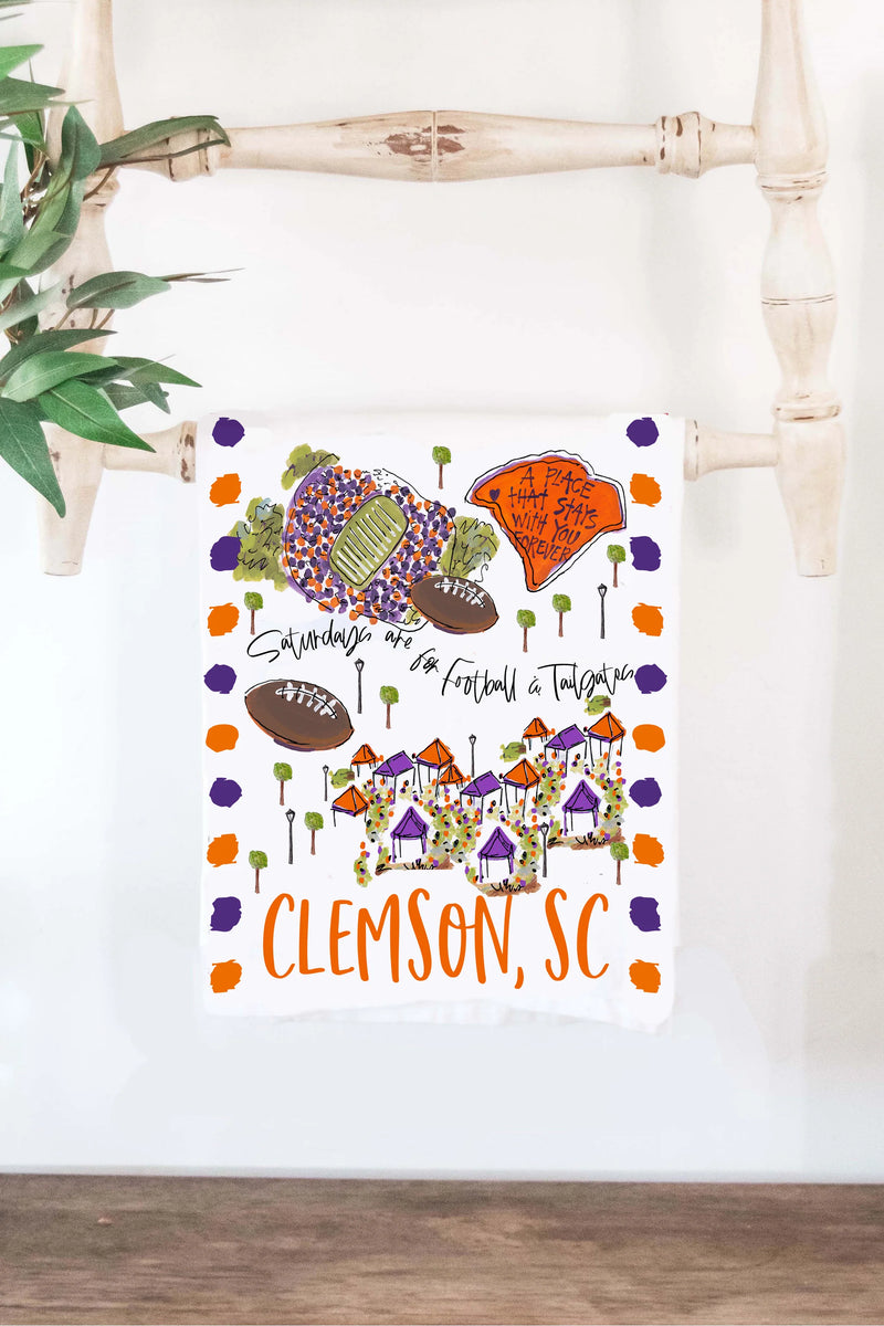 Saturdays in Clemson Towel