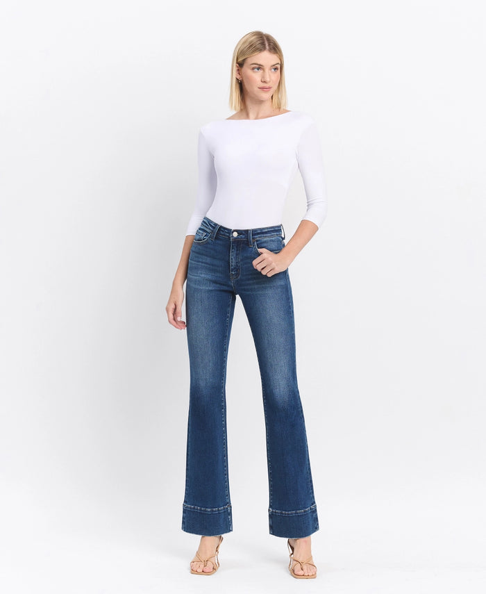Trouser Hem Bootcut Jeans