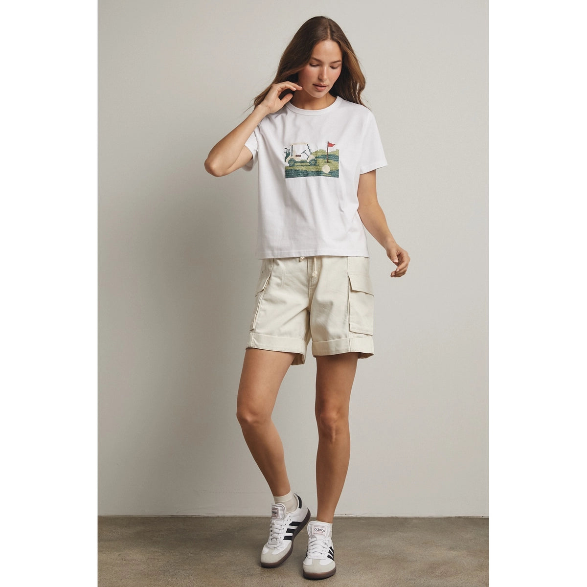 Golf Cart Embroidered Tee