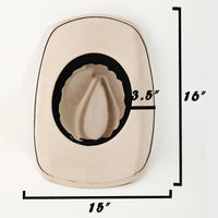 Turquoise Strap Cowboy Hat