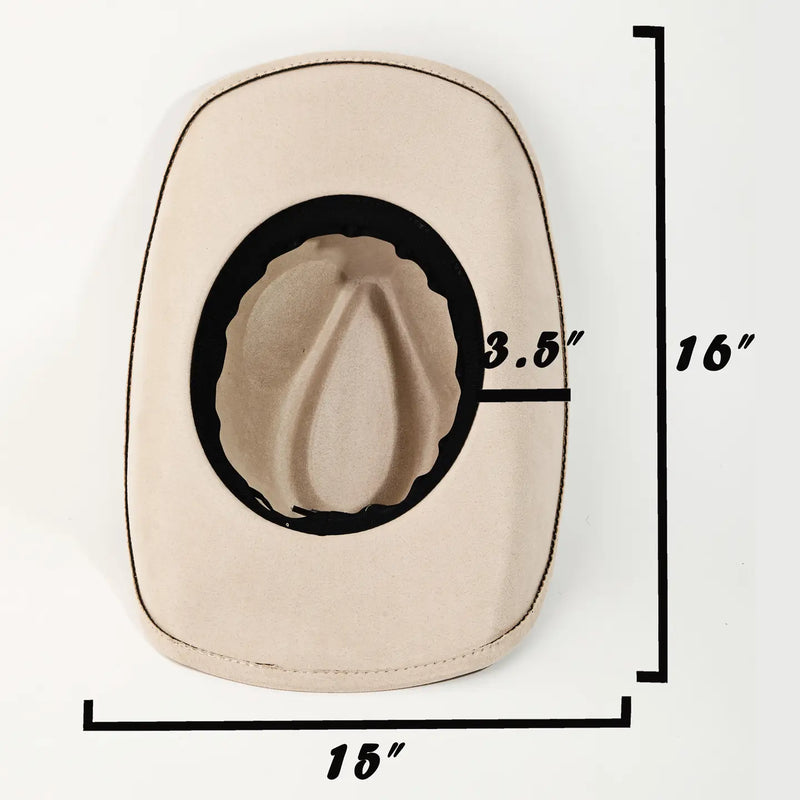 Turquoise Strap Cowboy Hat