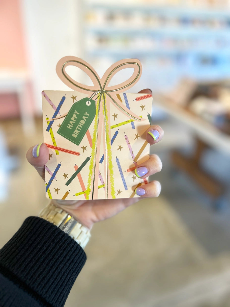 Birthday Gift Die Cut Card