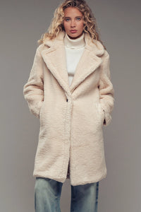Cozy Longline Teddy Coat