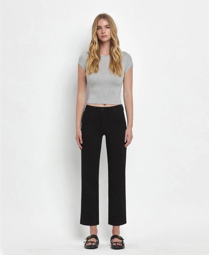 High Rise Ankle Jeans