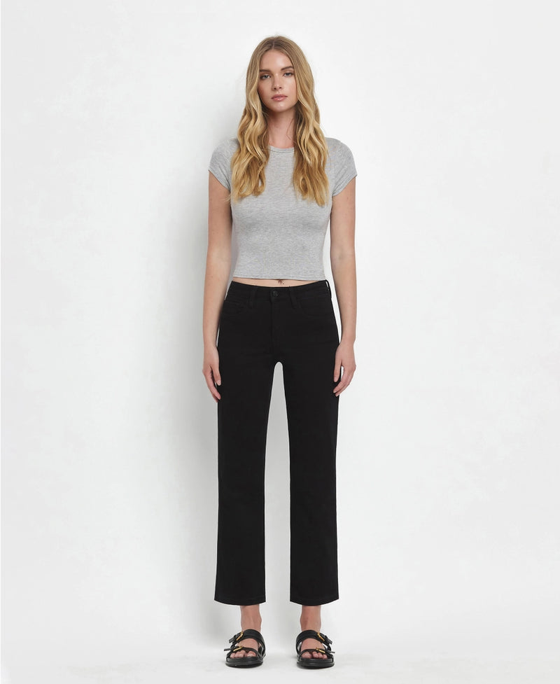High Rise Ankle Jeans