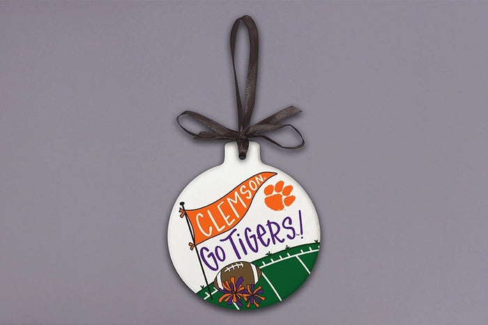 Clemson Stone Ornament