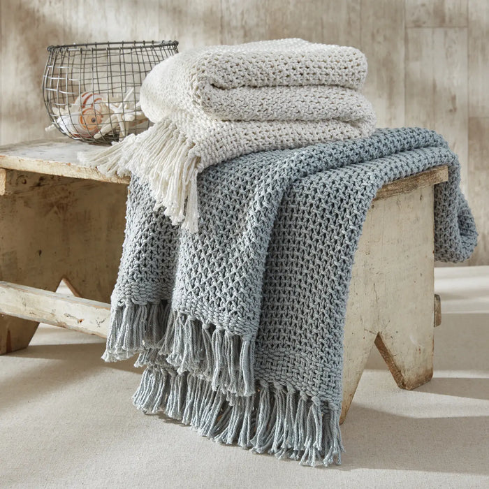 Open Knit Throw