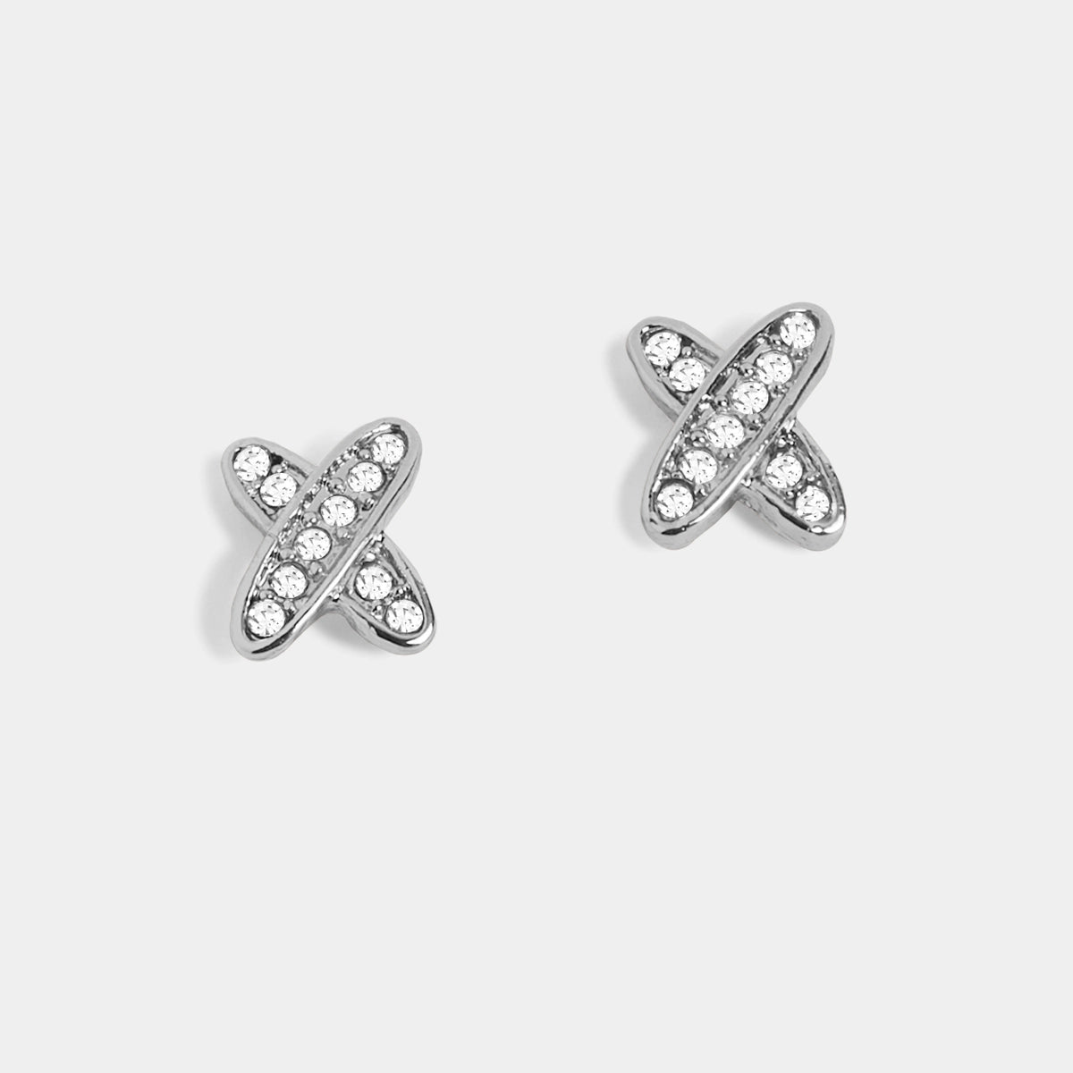 Criss Cross Stud Earrings