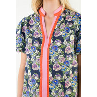 Puff Sleeve Floral Top