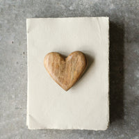 Carved Mango Heart