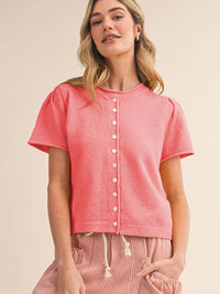 Short Sleeve Cardigan